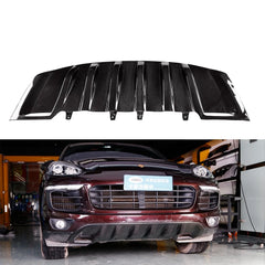 Carbon Fiber Front Lip For Porsche Cayenne 2014-2017 Glossy Carbon Front Bumper Lip