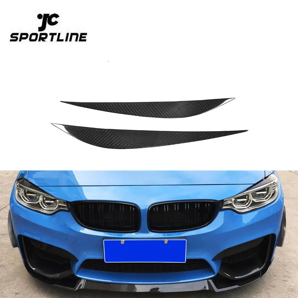 Dry Carbon Fiber  Eyelids for BMW F32 F33 F36 F82 F83 M4 F80 M3 14-18