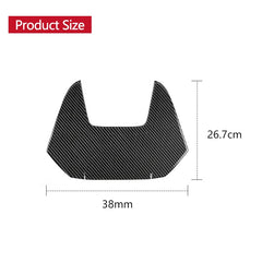 Shasha Carbon Instrument Sticker Real Carbon Fiber Interior Accessories Decoration Protection For Subaru WRX 2022 2023