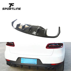 JC Style K Style Carbon Fiber Rear Diffuser For Porsche Macan 2014