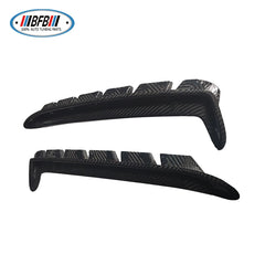 Carbon Fiber Side Fender Air Vent Trim Cover Car Exterior Accessories For Ford Mustang Shelby GT350 2019UP