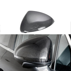 Real Dry Carbon Mirror Cover Stick On Style Rear View Style Cover Exterior Kits For Porsche Cayenne