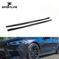 Dry Carbon Fiber G16 Side Skirts Extension for BMW 8 Series 840i M850i M Sport Gran Coupe 2020 2021