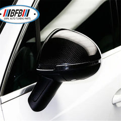 Real Dry Carbon Fiber Side Mirror Cover Rearview Mirror Cover For Porsche Macan 2014-2017