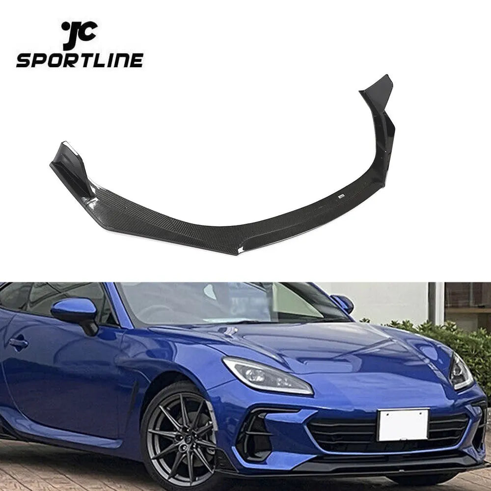 Carbon Fiber BRZ Front Bumper Lip for Subaru BRZ Limited Coupe 2-Door STI Style 2022-2023