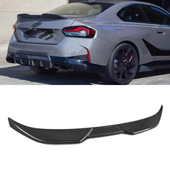 Carbon Fiber Rear Trunk Spoiler Lip Wing for BMW G42 G87 M2 Coupe 2022 2023 M235i M240i