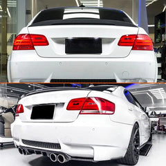 Carbon Fiber Rear Trunk Spoiler Wing for BMW 3 Series E92 325 M3 Coupe 2005 - 2011