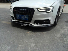 S5 Look Carbon Fiber A5 Front Lip Spoiler for Audi