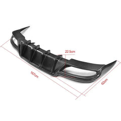 Carbon Fiber Rear Diffuser Lip Spoiler for Lexus GSF GS350 F Sport Sedan 2012 - 2015