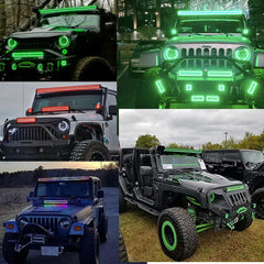 120w 4x4 Accessories 20inch Led Light Bar Offroad Truck RGB Chasing Light Bar 12v Bluetooth Control