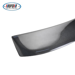 1PCS Roof Spoiler boot Wing lip Real Carbon Fiber add on style For Infiniti Q50 2015-2017