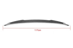 JC Style Carbon Fiber Rear Trunk Spoiler Wing for Audi A3 S3 8V 2015-2017