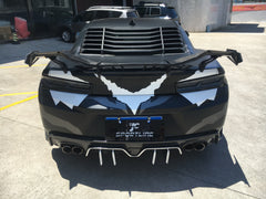 Carbon Fiber Hardtop Car with Vulture Trunk Spoiler for Chevrolet Camaro 2016-2019