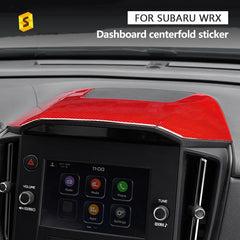 Shasha Carbon Instrument Sticker Real Carbon Fiber Interior Accessories Decoration Protection For Subaru WRX 2022 2023