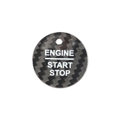 Es Car Interior Accessories Carbon Fiber Engine Start Stop Button Cover For Ford Focus  Escort Shaking Roads Edge  Mondeo
