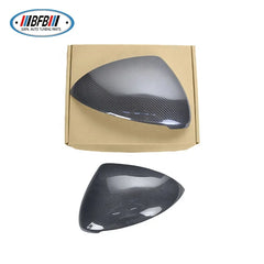 Real Dry Carbon Fiber Side Mirror Cover Add on Style For Porsche Cayenne 2014-2017