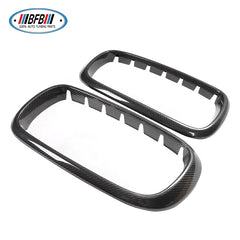Dry Carbon Fiber Front Center Grille Cover Front Grill Frame Trim add on style For BMW X5 F15 2014-2016