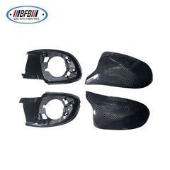 4pcs Replacement Carbon Fiber M Look Mirror Cover Rearview Mirror Cover For BMW X3 X4 X5 X6 G01 G02 G05 G06 2019up