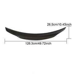 Carbon fiber Spoiler for Mercedes Benz W204 4-door C180 C200 C250 C63 AMG Sedan 07-14