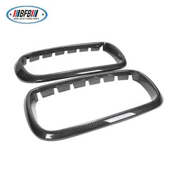 Dry Carbon Fiber Front Center Grille Cover Front Grill Frame Trim add on style For BMW X5 F15 2014-2016