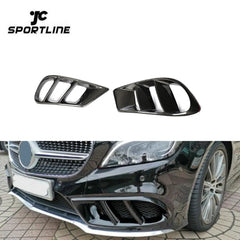 For Benz CLS W218 sport Carbon Fiber Front Bumper Air Vent