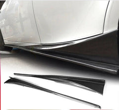 Carbon Side Skirts Extension Lip Panel Spoiler For Lexus IS250 IS350 2013UP