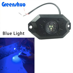 9W Mini Small Blue Led rock lights Pods for Atv Utv 4x4 Jeep