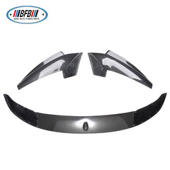 MP style Carbon Fiber Front Bumper Lip With Splitters For BMW 5 Series F10 2012-2016