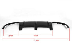 Carbon Fiber Rear Bumper Diffuser Lip For Mercedes Benz W204 C63 AMG 2009-2011