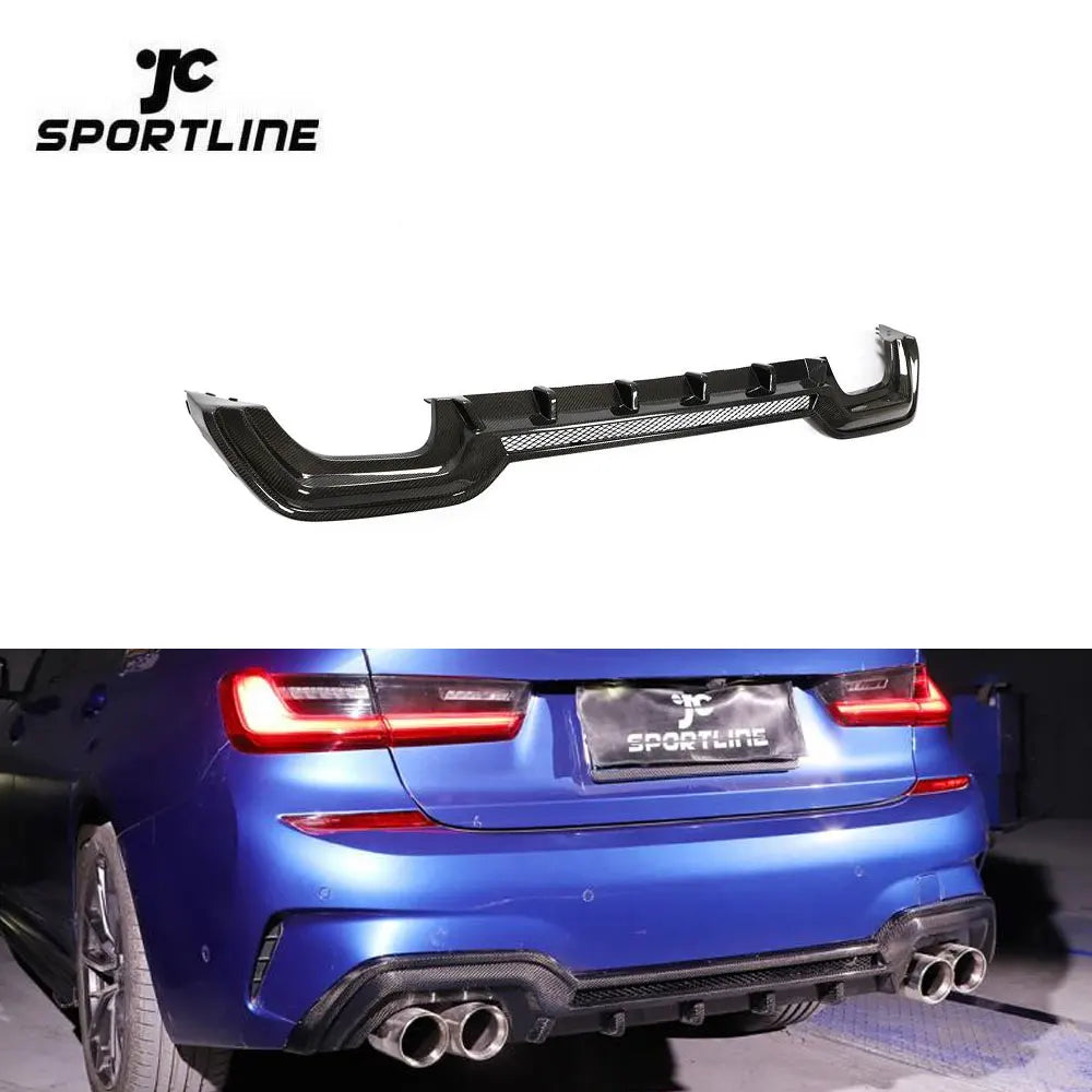 G28 Carbon Fiber Rear Diffuser for BMW 3 Series G20 G28 M-SPORT 2020