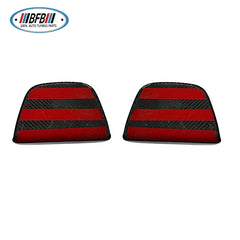 2pcs Real Dry Carbon Fiber Interior Trims Seat Cover Panel For Subaru BRZ GR86 2021-2023