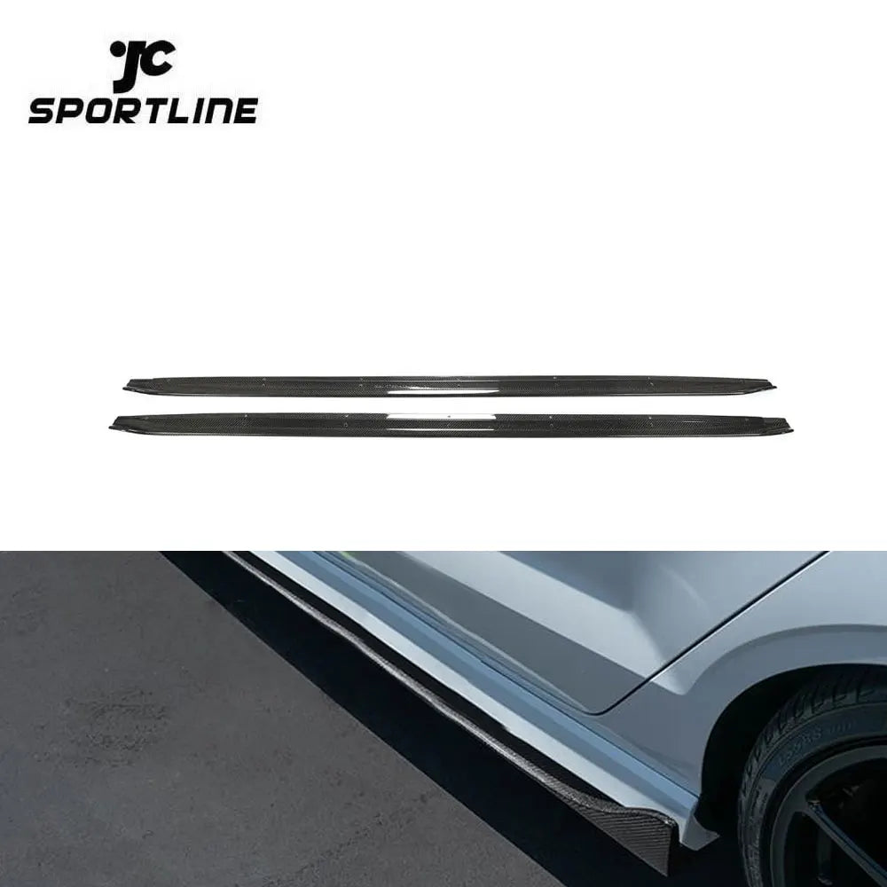 Factory Design Carbon Fiber S3 8Y Side Skirts for Audi S3 8Y Premium Sedan 4-Door 2021-2023