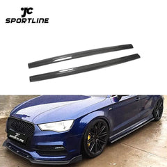 Carbon Fiber S3 Custom Side Skirts for Audi S3 A3 8V SLINE Sedan 4-Door 2013-2019