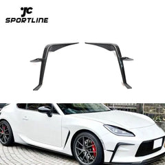 Carbon Fiber Front Bumper Splitter Canards Vent Fins for Toyota GR86 for Subaru BRZ Coupe 2022 2023