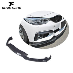 Real Carbon Fiber F32 Front Bumper Lip Spoiler for BMW 4-Series F32 F33 F36 435i M Sport Bumper