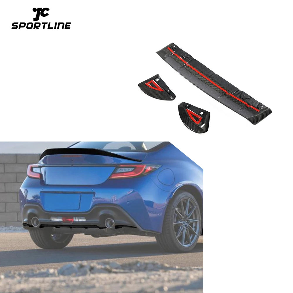 BRZ GR86 Carbon Fiber Auto Rear Bumper Lip Diffuser for Toyota Subaru GR86 BRZ 2022-2023