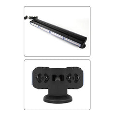 COB Roof Top LED Strobe Light Bar Double Row Amber Hazard Warning Light With Magnetic Car Light Accessories