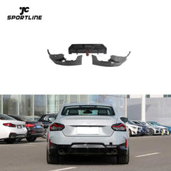 2Series G42 Carbon Fiber Rear Bumper Diffuser Protection for BMW G42 M TECH 2022-2023