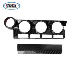 2pcs Real Dry Carbon Air Condition Panel Central Console Panel Cover Trim For Subaru BRZ 2022 For Toyota 86