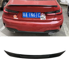 For BMW 3 Series G20 G80 M3 Carbon Fiber Rear Trunk Spoiler Boot Wing Lip