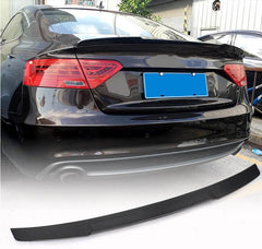 For Audi A5 Sline S5 B8.5 Sedan Carbon Fiber Rear Trunk Boot Spoiler Wing Lip 2012-2016