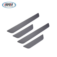 Dry Carbon Fiber Front Door Sill Scuff Plate Cover For Tesla Model 3 2017-2021