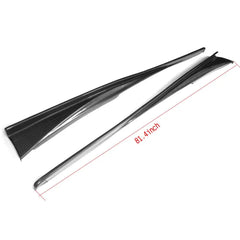 Carbon Side Skirts Extension Lip Panel Spoiler For Lexus IS250 IS350 2013UP