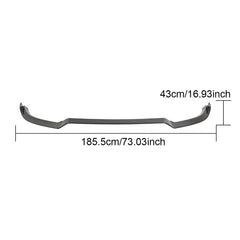 Carbon fiber car front bumper lip spoiler for Mercedes-Benz E63 AMG S 4-Door 2014-2015