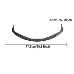 Dry Carbon Fiber Front Splitter Lip for Toyota Supra A90 GR Coupe 2-Door 2018-2019