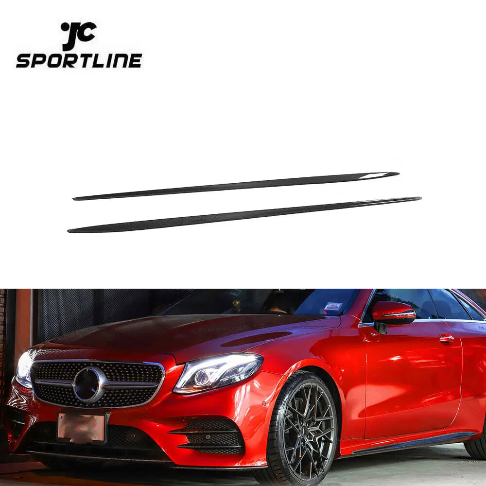 Carbon Fiber C238 E200 Side Skirts Trim for Mercede s-Ben z E-Class (C238) E200 E300 E500 Sport 17-18