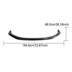 Prepreg Dry Carbon fiber R8 Front Bumper Lip Splitter Spoiler for Audi R8 V10 2023