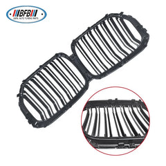 Fit For BMW X5 Series G05 2019-2022 Carbon Fiber Front Bumper Kidney Grille Double Strips Style