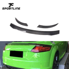 Carbon Fiber Auto Car Trunk Spoiler for Audi TT MK3 Type 8S TTS TTRS TT SLINE 15-17