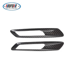 Stick on Type Carbon Fiber Side Signal Lamp Cover For BMW 5 Series F10 2012-2016 Car Exterior Trims Sticker